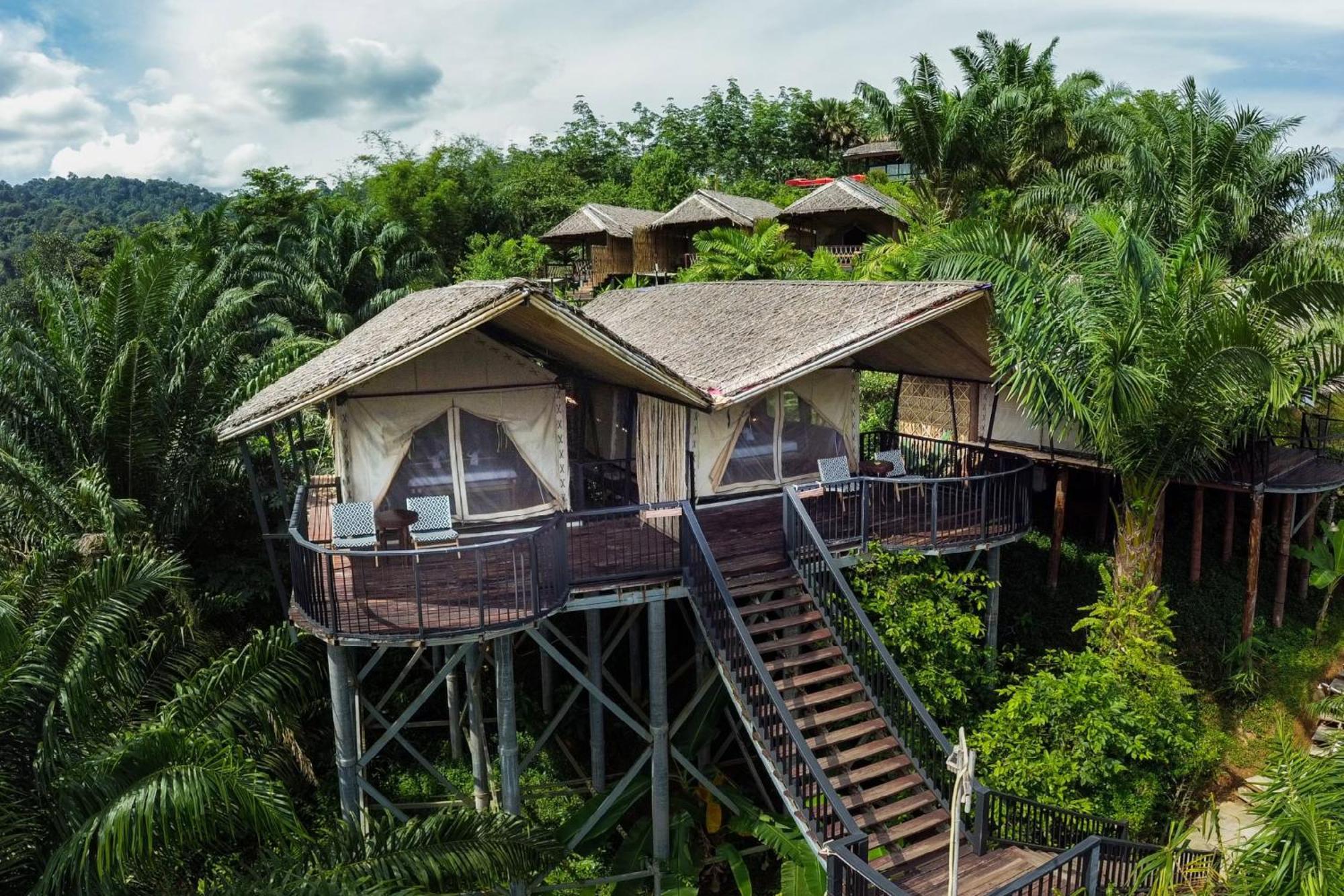 Hotel Khao Sok Boutique Camping - Exotic Cliff Camping à Khao Sok National Park Extérieur photo